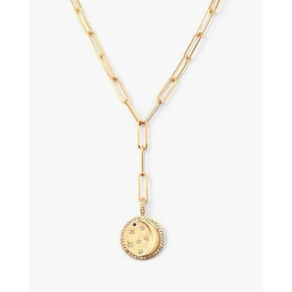 Melinda Maria's You are a STAR Lariat Necklace 18" 18K gold Finish